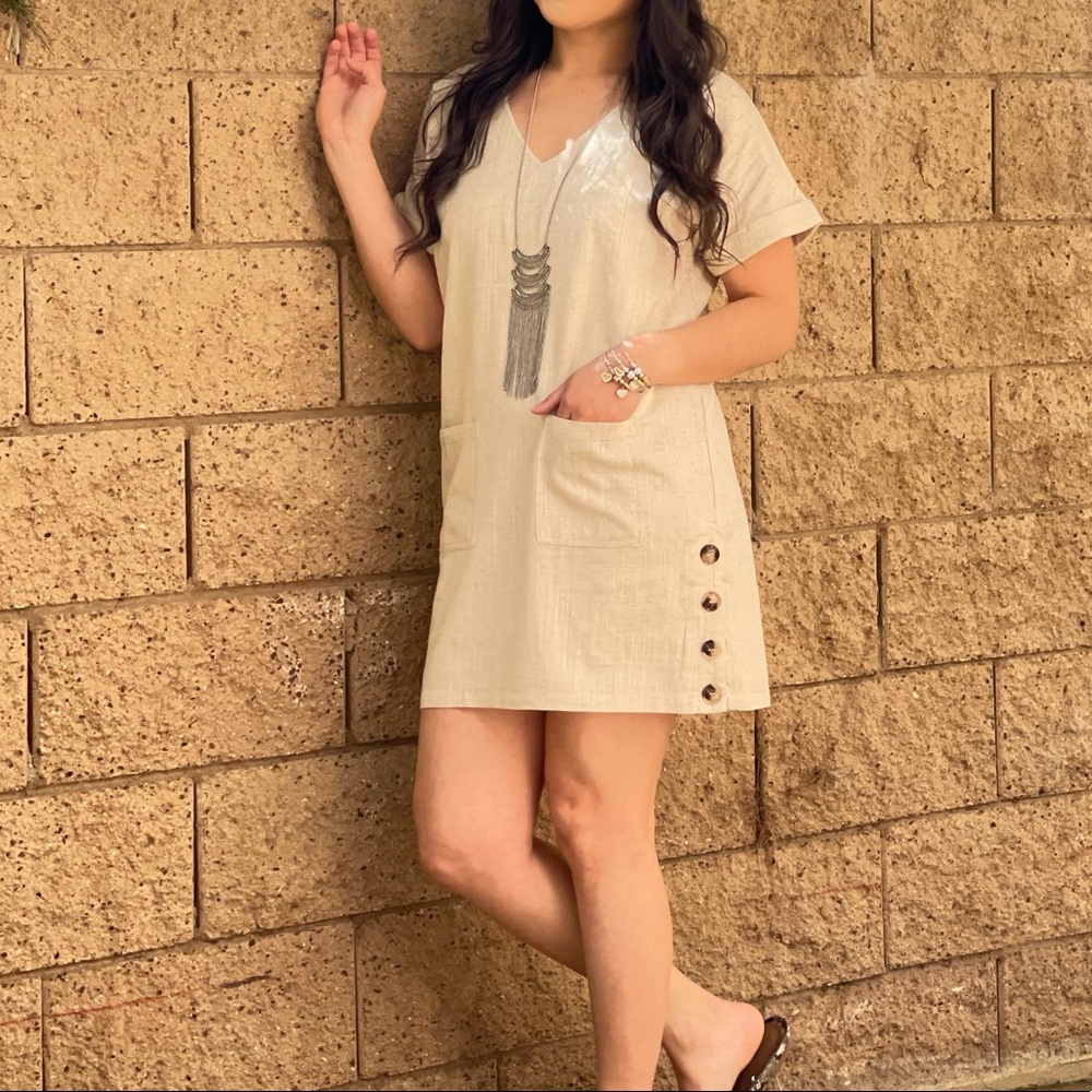 Oatmeal Dress - Picture 1 of 3